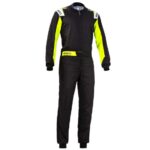 002343 sparco rookie karting suit yellow