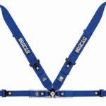 04716m1 sparco 4 point harness blue