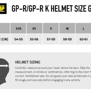 omp gpr helmet size guide