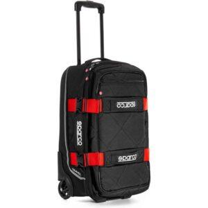 016438 sparco travel cabin bag black red