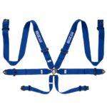 04818rac sparco 6 point harness blue 01