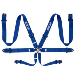 04818rac sparco 6 point harness blue 01