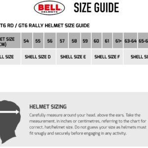bell gt6 helmet size guise