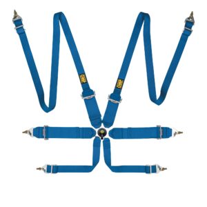 da0204ah omp 6 point harness blue