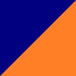 Navy Blue/Orange