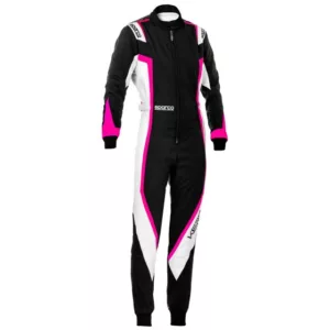 sparco 002341l kerb lady suit black pink