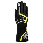 sparco brg0001b0 tide race gloves black yellow